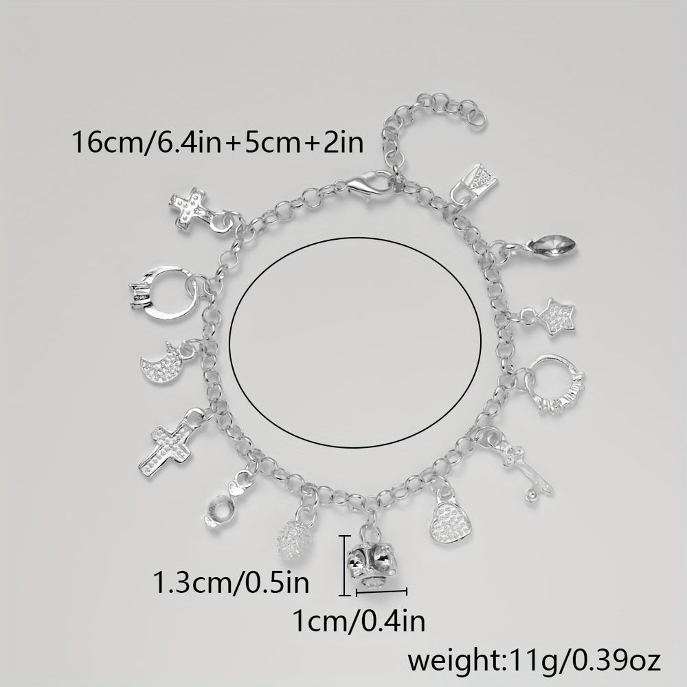 Amatista™ — Pulsera de Plata 925 con 13 Amuletos (2x1 Limitado)