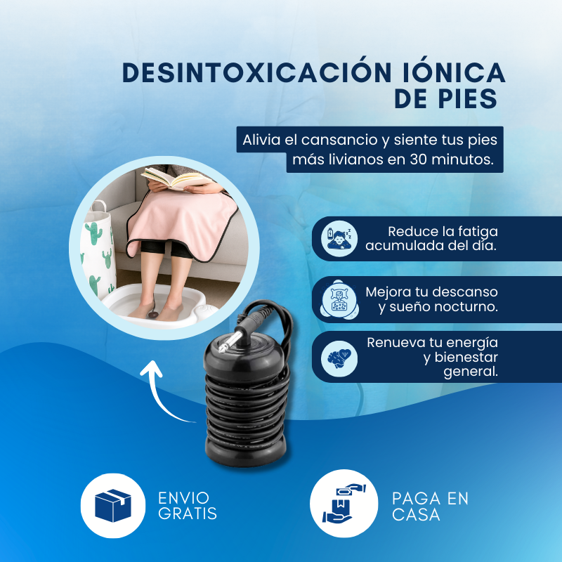 Terapia Iónica para Aliviar Cansancio y Pesadez – DetoxWave™