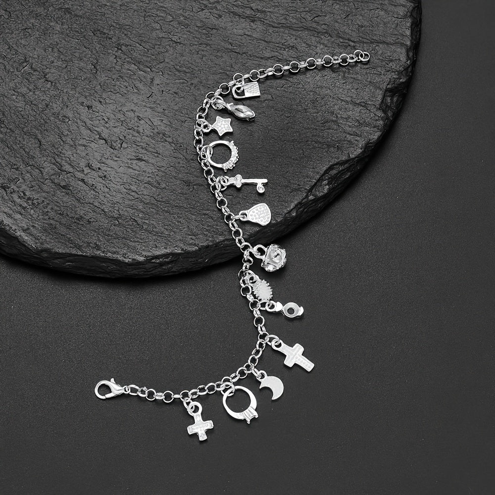 Amatista™ — Pulsera de Plata 925 con 13 Amuletos (2x1 Limitado)