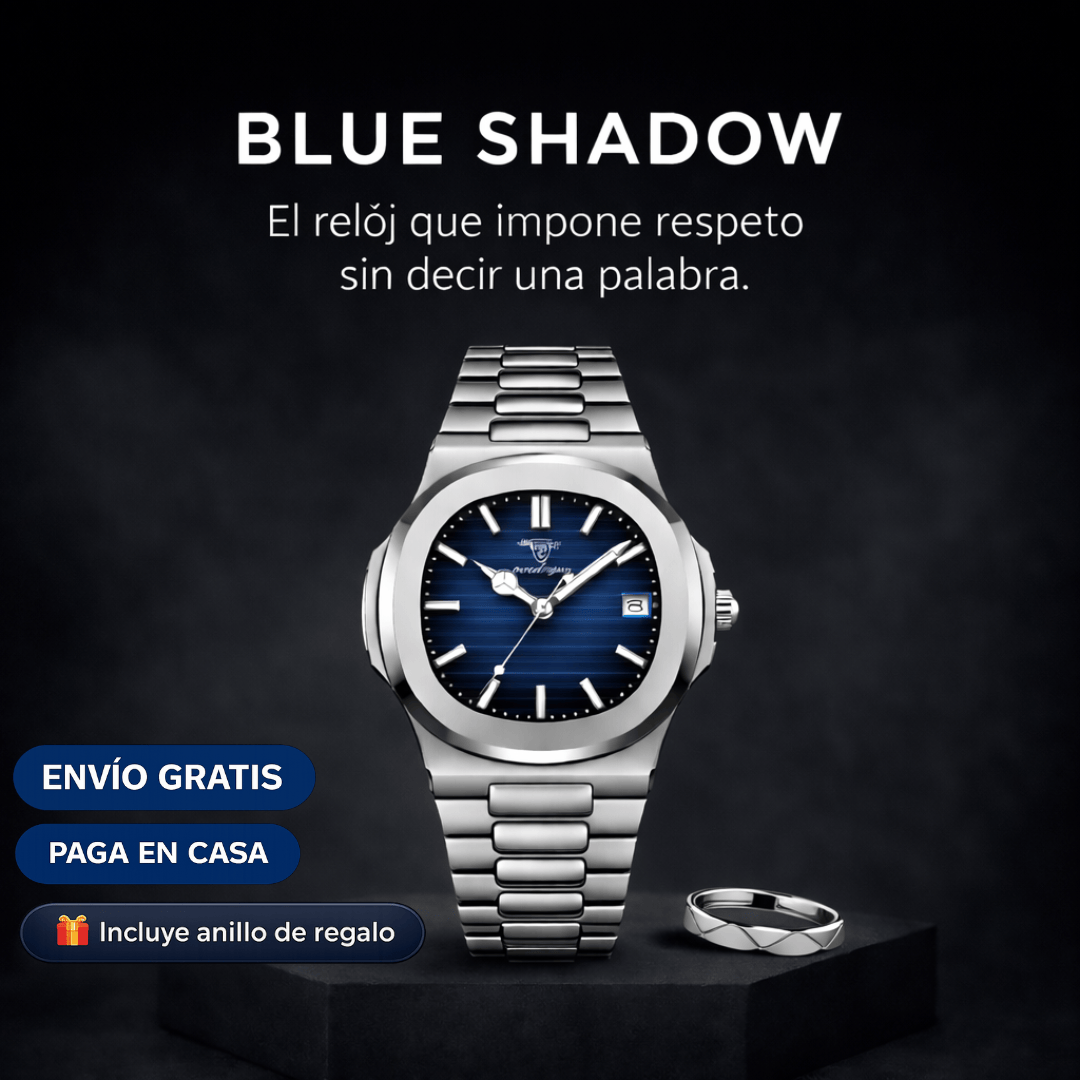 BLUE SHADOW® El reloj que impone respeto sin decir una palabra