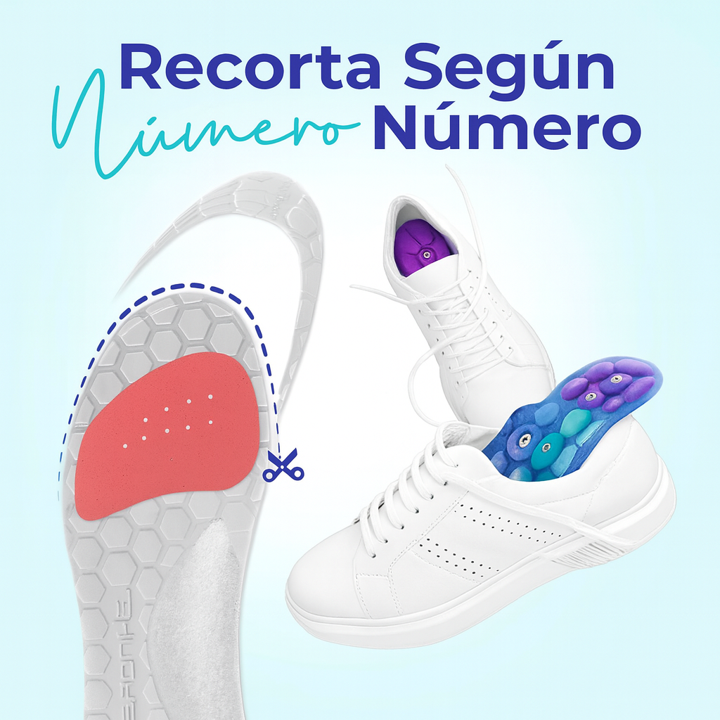 Plantillas Magnéticas Akusoli™ — masaje, soporte y alineación en cada paso