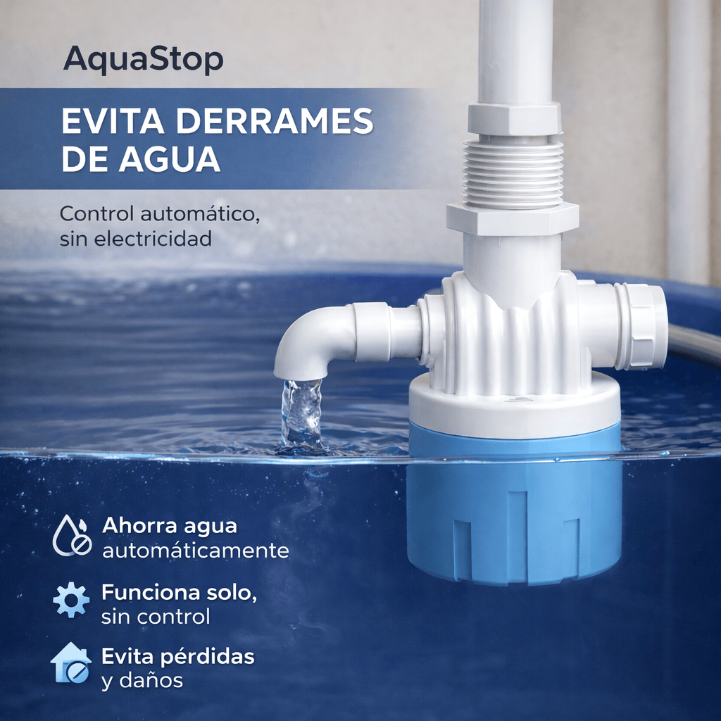 Válvula de Flotación Automática Antifugas