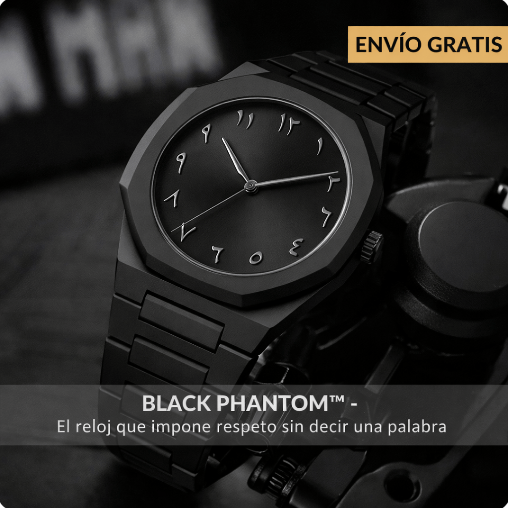 BLACK PHANTOM™ — El reloj que impone respeto sin decir una palabra