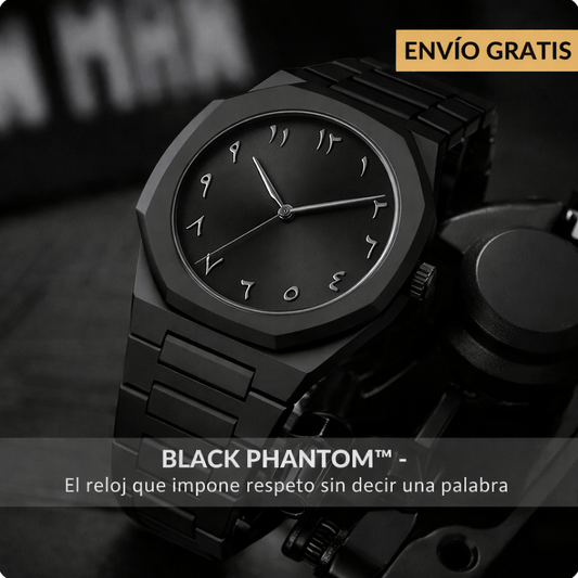 BLACK PHANTOM™ — El reloj que impone respeto sin decir una palabra