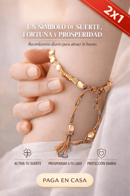 Pulsera AUREA™ – PACK 2X1 | Suerte, Fortuna y Prosperidad