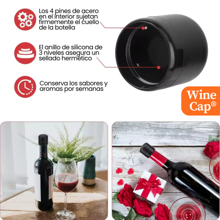 WineCap®: El secreto detrás de un vino siempre fresco