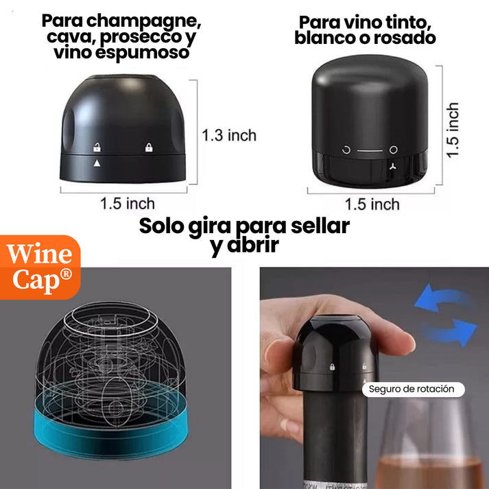 WineCap®: El secreto detrás de un vino siempre fresco