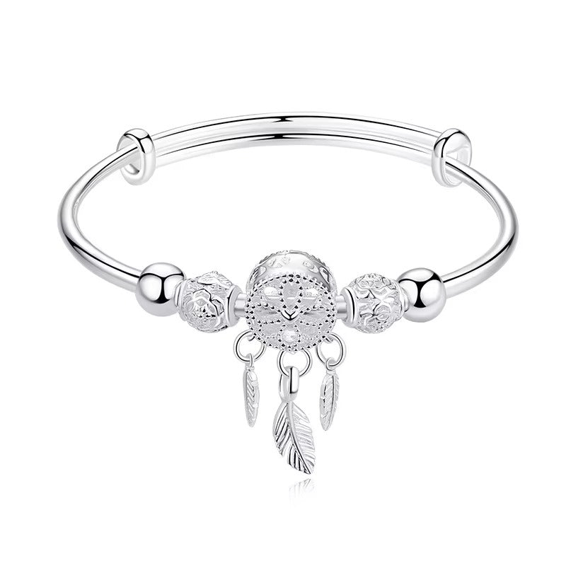 Lunaria™ — Pulsera Estilo Plata 925 con Atrapasueños Energético (2x1 Solo Hoy)