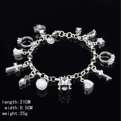 Amatista™ — Pulsera de Plata 925 con 13 Amuletos (2x1 Limitado)